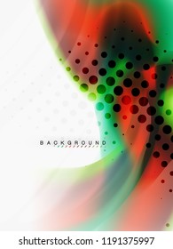 Background abstract fluid colors design, vector trendy template