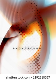 Background abstract fluid colors design, vector trendy template