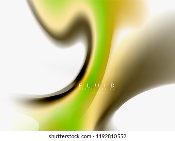 Background abstract fluid colors design, vector trendy template