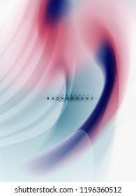 Diseño de colores de fluidos abstractos de fondo, plantilla de moda vectorial