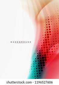Background abstract fluid colors design, vector trendy template