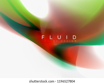 Background abstract fluid colors design, vector trendy template