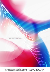 Diseño de colores de fluidos abstractos de fondo, plantilla de moda vectorial