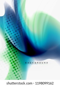 Background abstract fluid colors design, vector trendy template