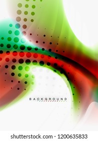 Background abstract fluid colors design, vector trendy template