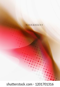 Background abstract fluid colors design, vector trendy template