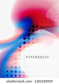 Background abstract fluid colors design, vector trendy template
