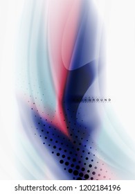 Plano de fundo abstrato fluido cores design, vetor trendy template