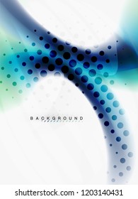 Diseño de colores de fluidos abstractos de fondo, plantilla de moda vectorial