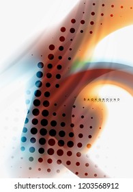 Background abstract fluid colors design, vector trendy template