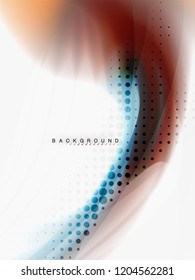 Background abstract fluid colors design, vector trendy template