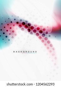 Background abstract fluid colors design, vector trendy template