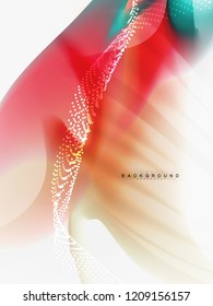 Background abstract fluid colors design, vector trendy template