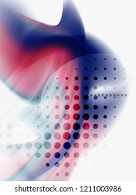 Background abstract fluid colors design, vector trendy template