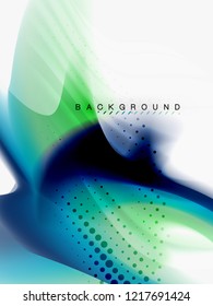 Background abstract fluid colors design, vector trendy template