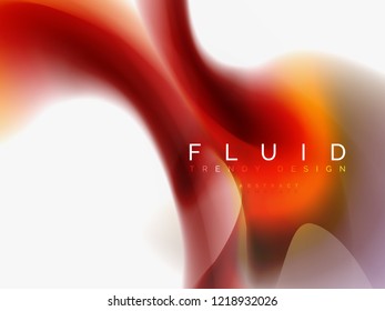 Background abstract fluid colors design, vector trendy template