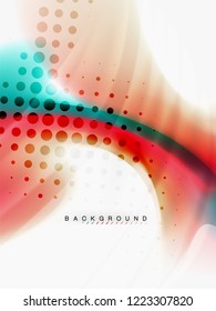 Background abstract fluid colors design, vector trendy template