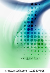 Background abstract fluid colors design, vector trendy template