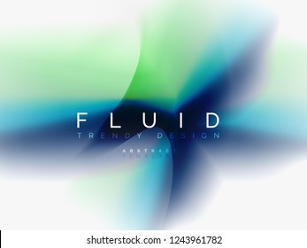 Background abstract fluid colors design, vector trendy template