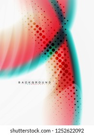 Background abstract fluid colors design, vector trendy template