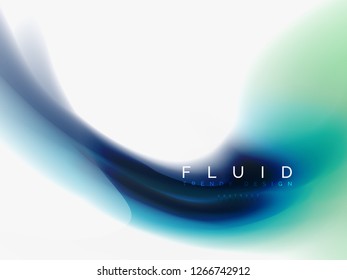 Background abstract fluid colors design, vector trendy template