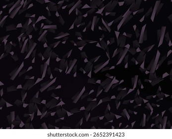 Plano de fundo com padrão vetorial de fibra de carbono forjado abstrato com fragmentos roxo escuro e preto organizados aleatoriamente, criando uma textura moderna e futurista.