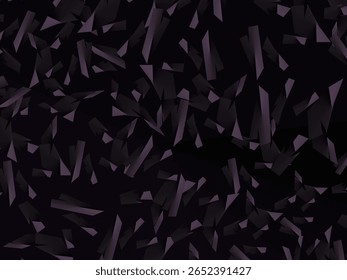 Arrière-plan avec motif abstrait d'Image vectorielle en fibre de carbone forgée avec des fragments violet foncé et noir disposés au hasard, créant une texture moderne et futuriste.
