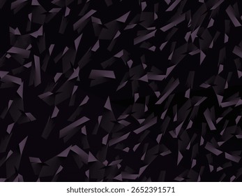 Plano de fundo com padrão vetorial de fibra de carbono forjado abstrato com fragmentos roxo escuro e preto organizados aleatoriamente, criando uma textura moderna e futurista.
