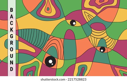 Background Abstract Full Colour Stock Illustration. Eps10 Vector