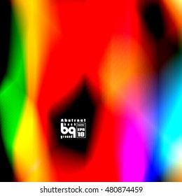 Background abstract, futuristic illustration, Vector design, glitch, infinity, colorful texture, rainbow