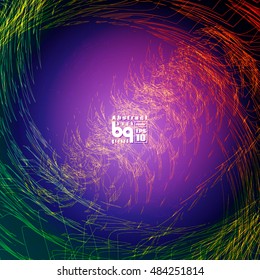Background abstract, futuristic illustration, Vector design, glitch, infinity, colorful texture, rainbow