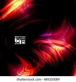 Background abstract, futuristic illustration, Vector design, glitch, infinity, colorful texture, rainbow