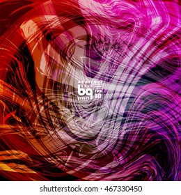 Background abstract, futuristic infinity, conceptual design