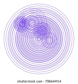 Background abstract geometric circles, bubbles, sphere or ellipses pattern for design. Vector illustration graphic.