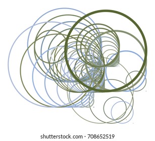 Background abstract geometric circles, bubbles, sphere or ellipses pattern for design. Vector illustration graphic.