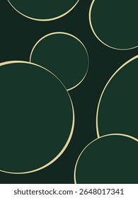 Hintergrund, abstrakt, geometrisch, grün, gold