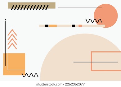 Formas gráficas de línea geométrica abstractas de fondo, plantilla de triángulo de círculo hipster moderna Aplicable a banners, marcadores, pósters, volantes
