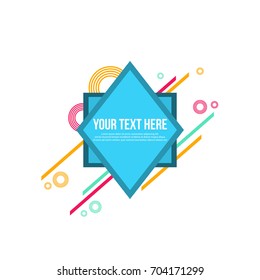Background abstract geometric modern style