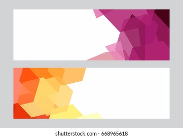 background abstract geometric Orange and purple color ,vector illustration