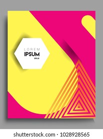 Background  Abstract geometric pattern design. Vector templates for modern design, cover, template, decorated, brochure, flyer.