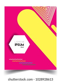 Background  Abstract geometric pattern design. Vector templates for modern design, cover, template, decorated, brochure, flyer.