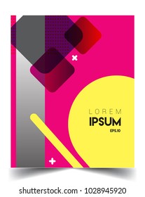 Background  Abstract geometric pattern design. Vector templates for modern design, cover, template, decorated, brochure, flyer.