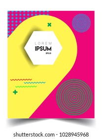 Background  Abstract geometric pattern design. Vector templates for modern design, cover, template, decorated, brochure, flyer.