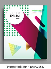 Background  Abstract geometric pattern design. Vector templates for modern design, cover, template, decorated, brochure, flyer.