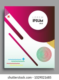 Background  Abstract geometric pattern design. Vector templates for modern design, cover, template, decorated, brochure, flyer.