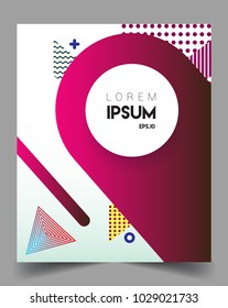 Background  Abstract geometric pattern design. Vector templates for modern design, cover, template, decorated, brochure, flyer.