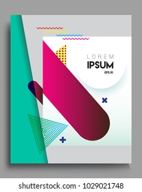 Background  Abstract geometric pattern design. Vector templates for modern design, cover, template, decorated, brochure, flyer.