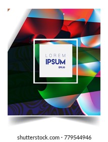 Background Abstract geometric pattern design. Vector templates for modern design, cover, template, decorated, brochure, flyer.