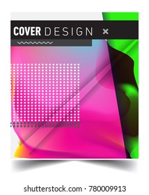 Background Abstract geometric pattern design. Vector templates for modern design, cover, template, decorated, brochure, flyer.
