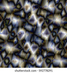 Background abstract geometric. Rainbow texture with rhombus. Print on textile.  Vector illustration glitch.
